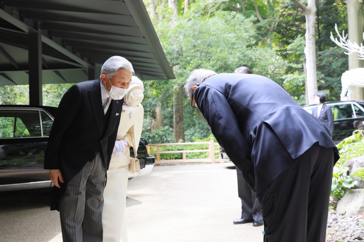 ・ 上皇上皇后両陛下 明治神宮ミュージアム行幸啓