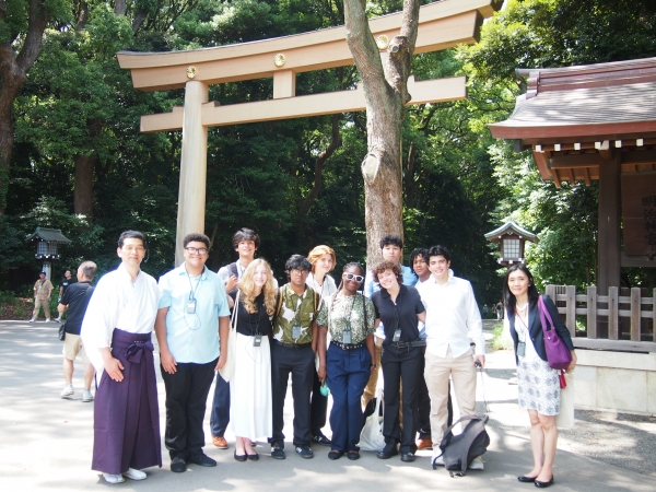 American High School students from Japan Society Junior Fellows Leadership Program